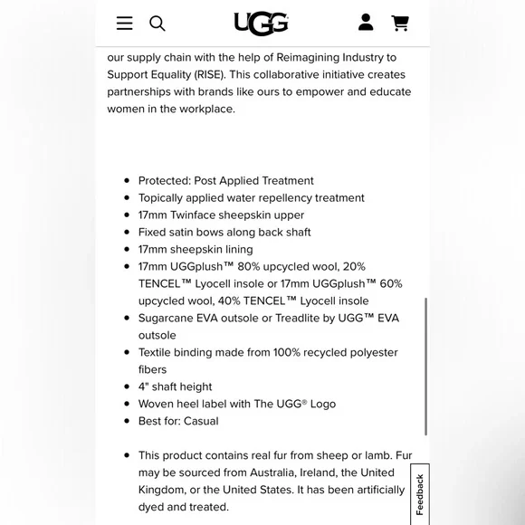 UGG 7C Hot Pink Bailey Bow II Boot Sheepskin - Picture 11 of 11